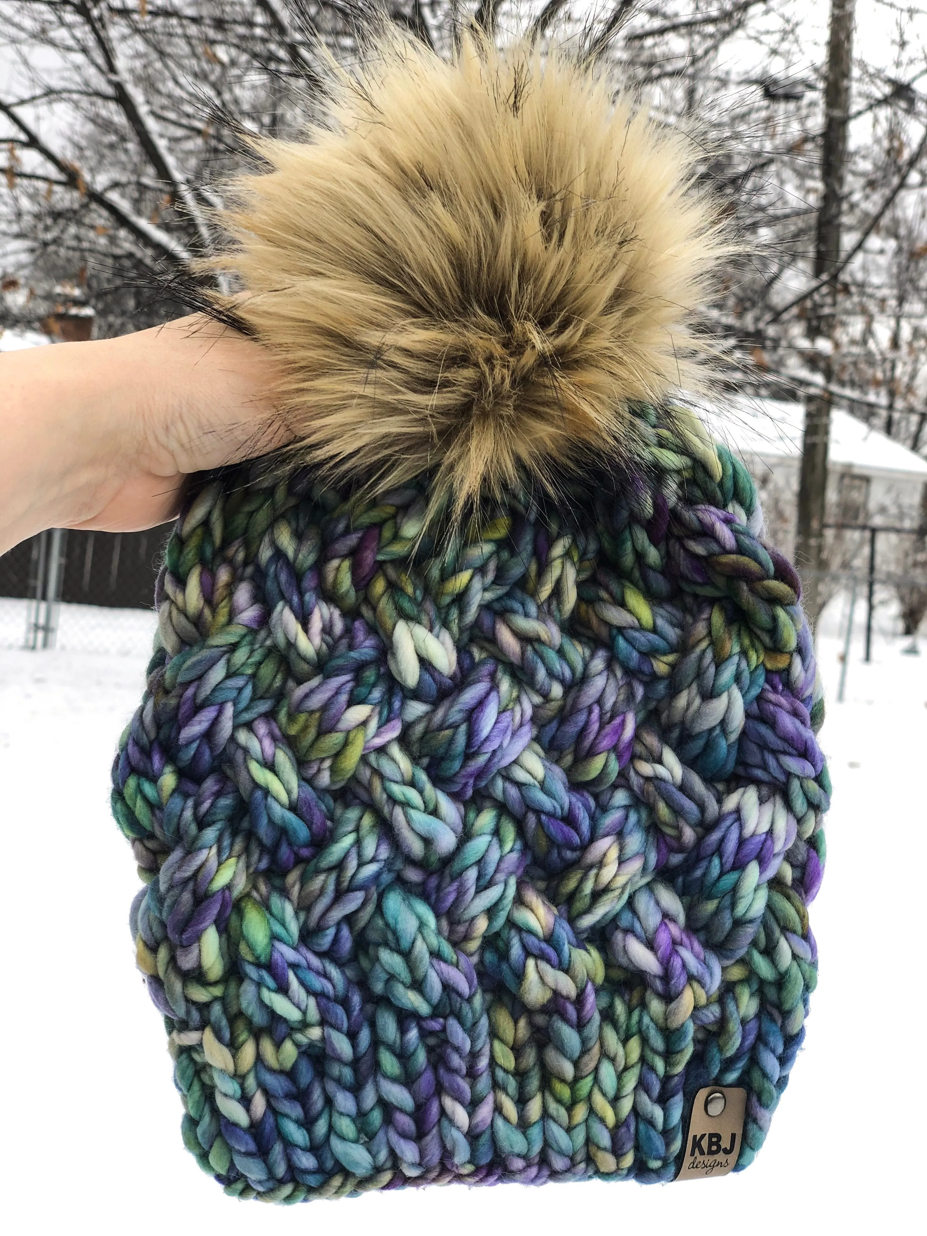 KNIT Pattern for Yukon Slouch | Knit Hat Pattern | Hat Knitting Pattern | DIY Written Knit Instructions