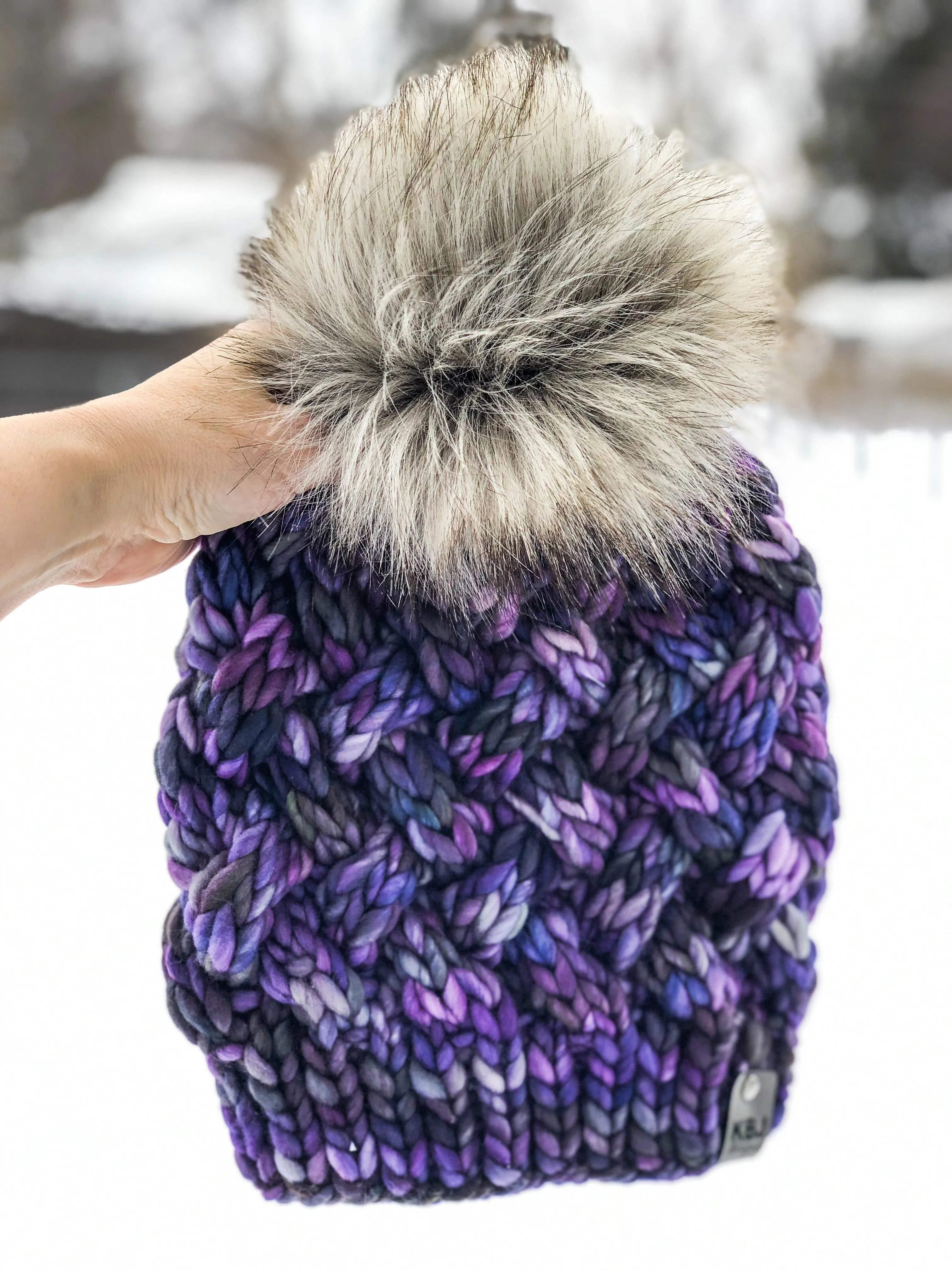 KNIT Pattern for Yukon Slouch | Knit Hat Pattern | Hat Knitting Pattern | DIY Written Knit Instructions