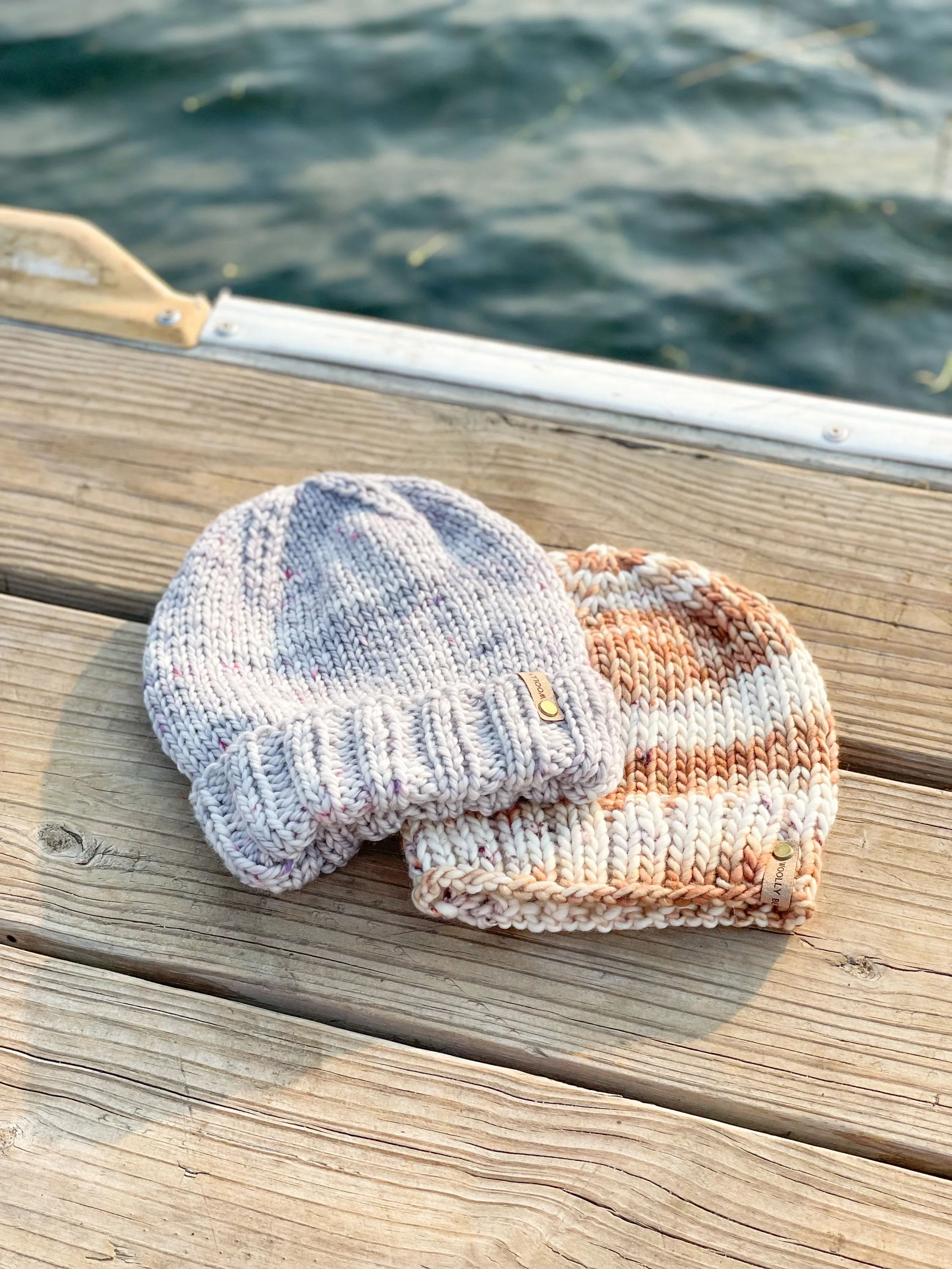 KNITTING PATTERN: Birchwood Beanie, Easy Hat Knitting Pattern for Bulky Weight Yarn