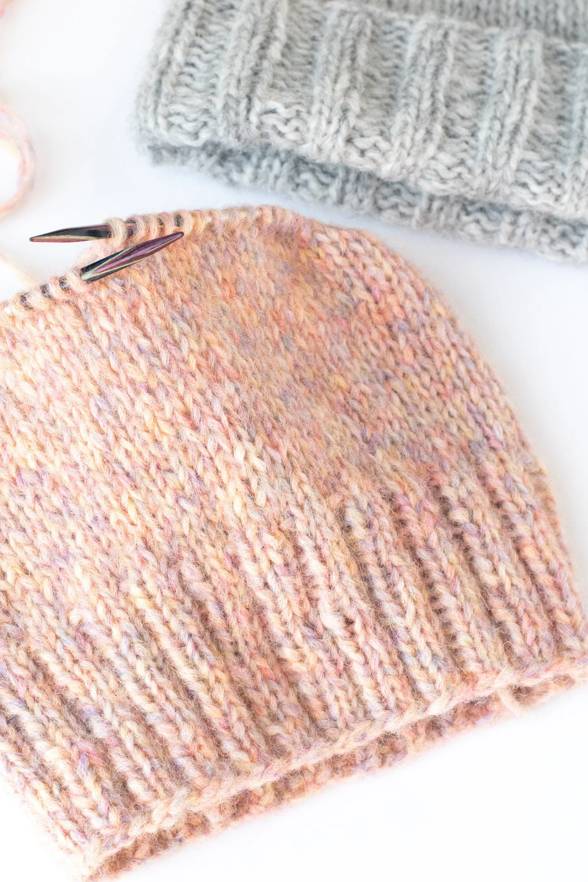 KNITTING PATTERN: Birchwood Beanie, Easy Hat Knitting Pattern for Worsted/Aran Weight Yarn