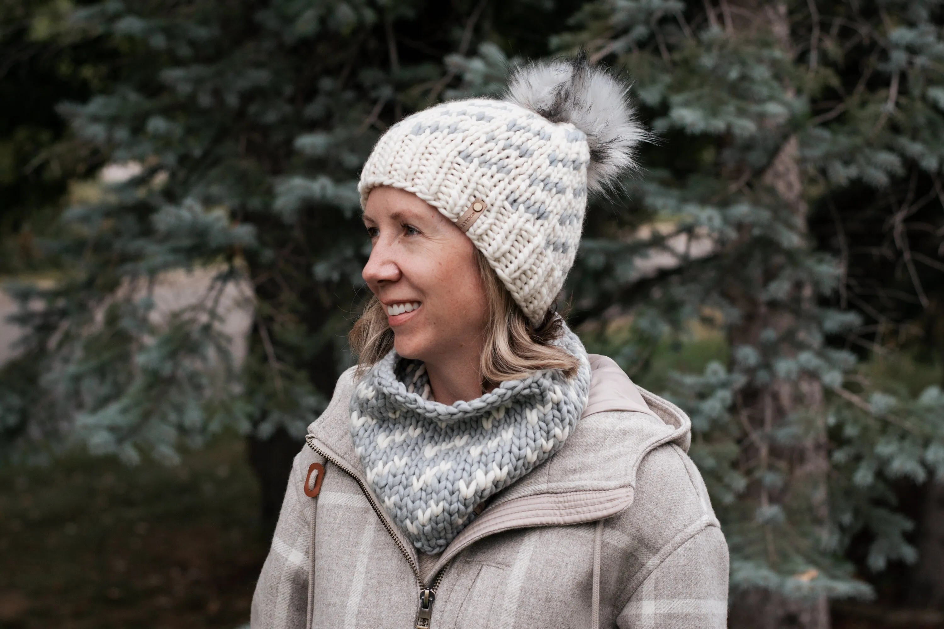 KNITTING PATTERN: Migrations Cowl, Easy Fair Isle Hat Knitting Pattern for Super Bulky Yarn