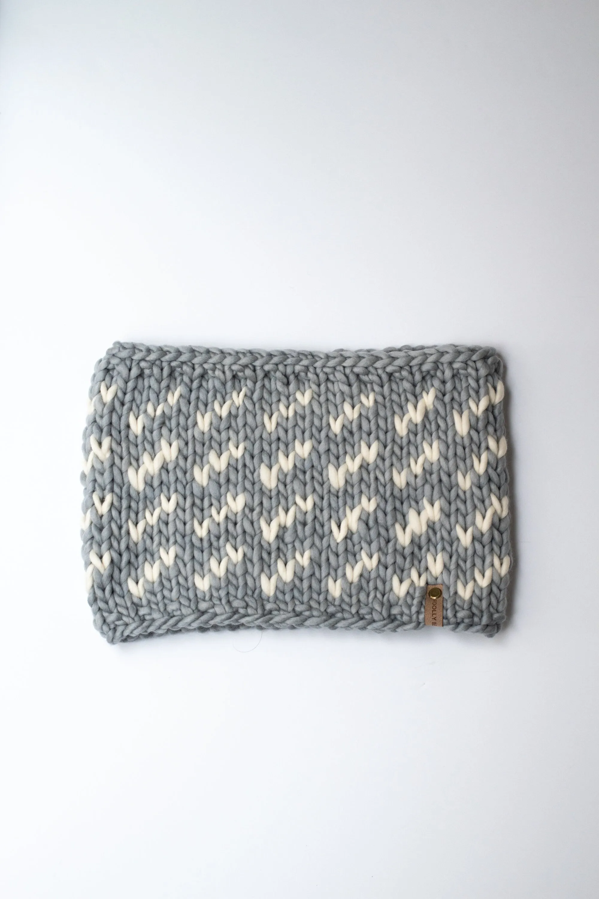 KNITTING PATTERN: Migrations Cowl, Easy Fair Isle Hat Knitting Pattern for Super Bulky Yarn