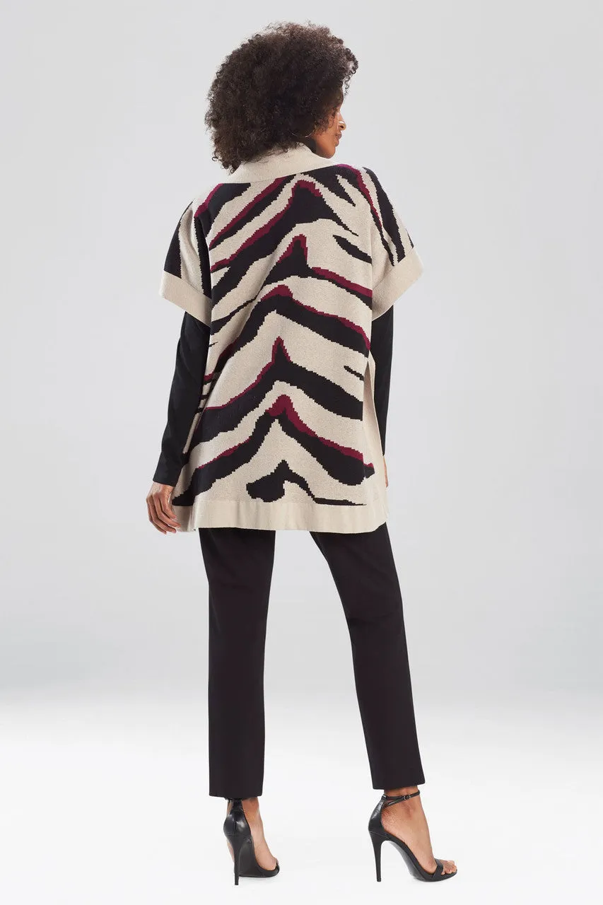 Le Tigre-Angkor Poncho Sweater Topper