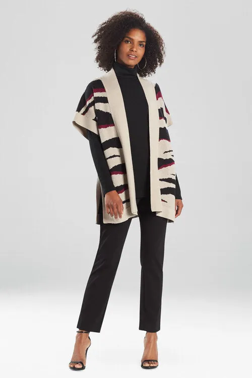 Le Tigre-Angkor Poncho Sweater Topper