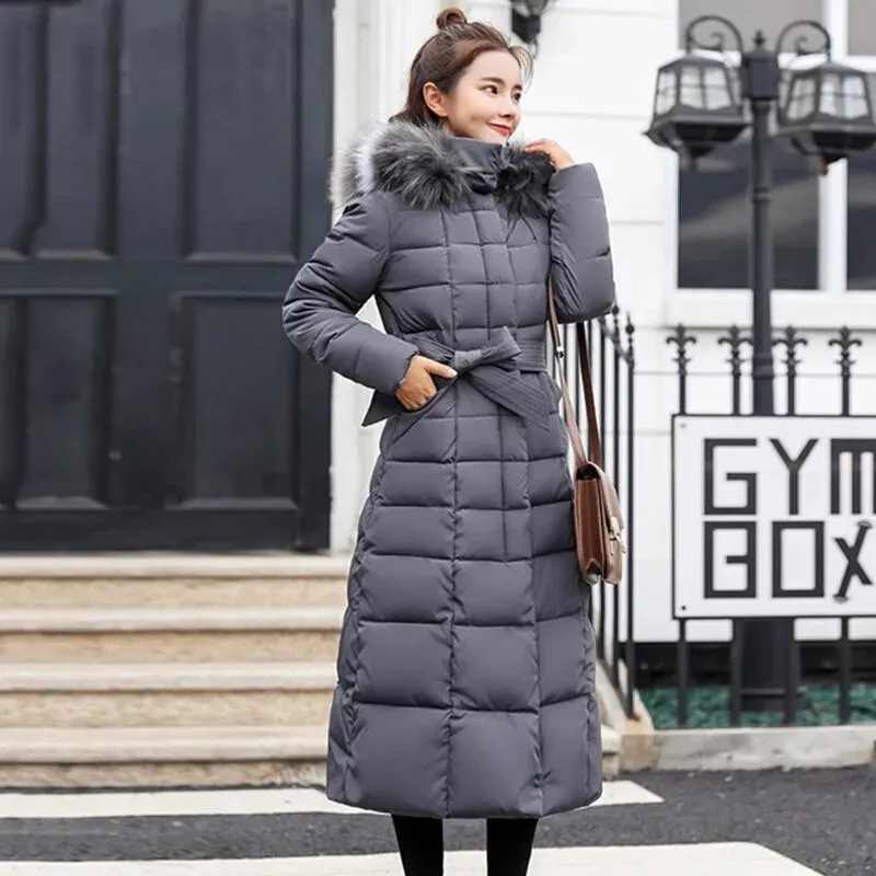 long Parka jacket women winter Warm Coat*