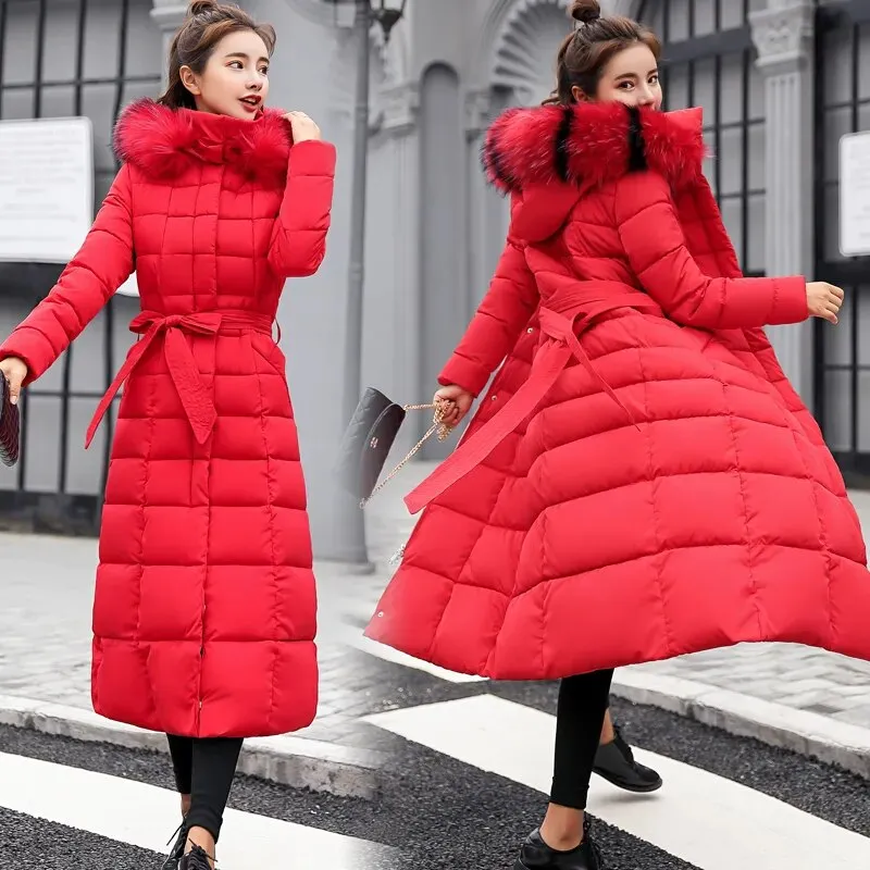 long Parka jacket women winter Warm Coat*