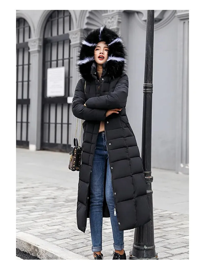 long Parka jacket women winter Warm Coat*