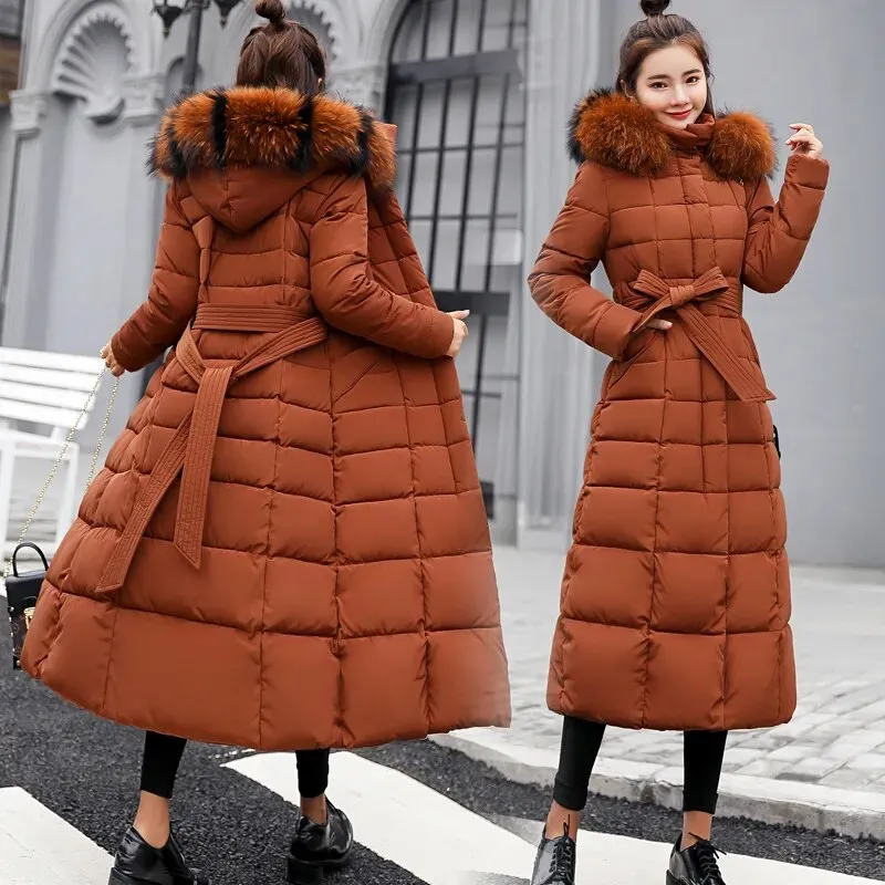 long Parka jacket women winter Warm Coat*