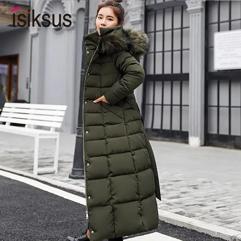 long Parka jacket women winter Warm Coat*