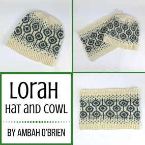 Lorah Hat and Cowl Kit, ready to ship