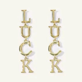 LUCK Dangle Earrings.