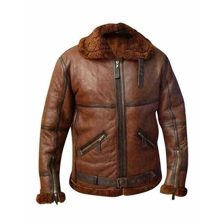 Men Aviator Leather Jackets