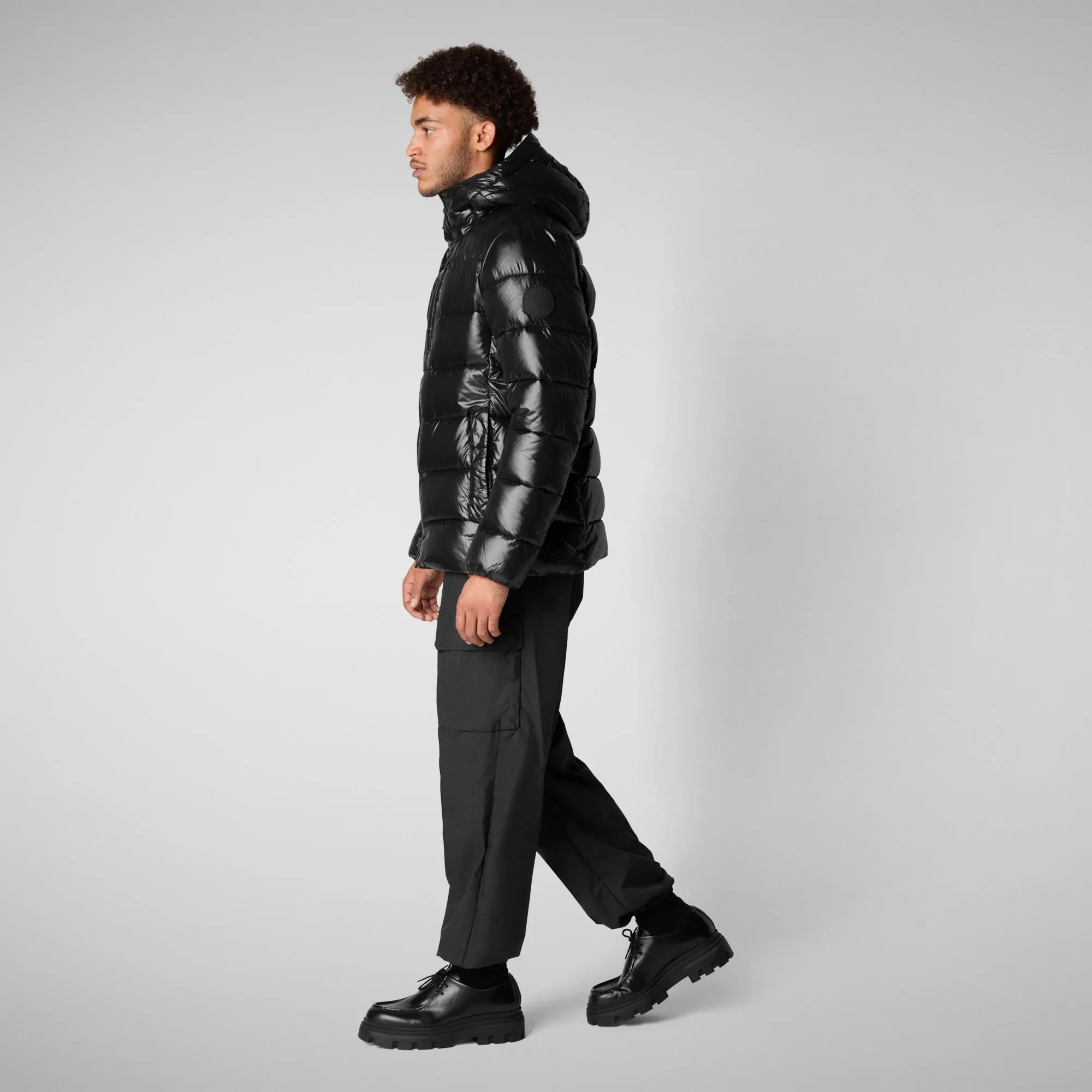 Men's  animal free Puffer jacket maxime in black