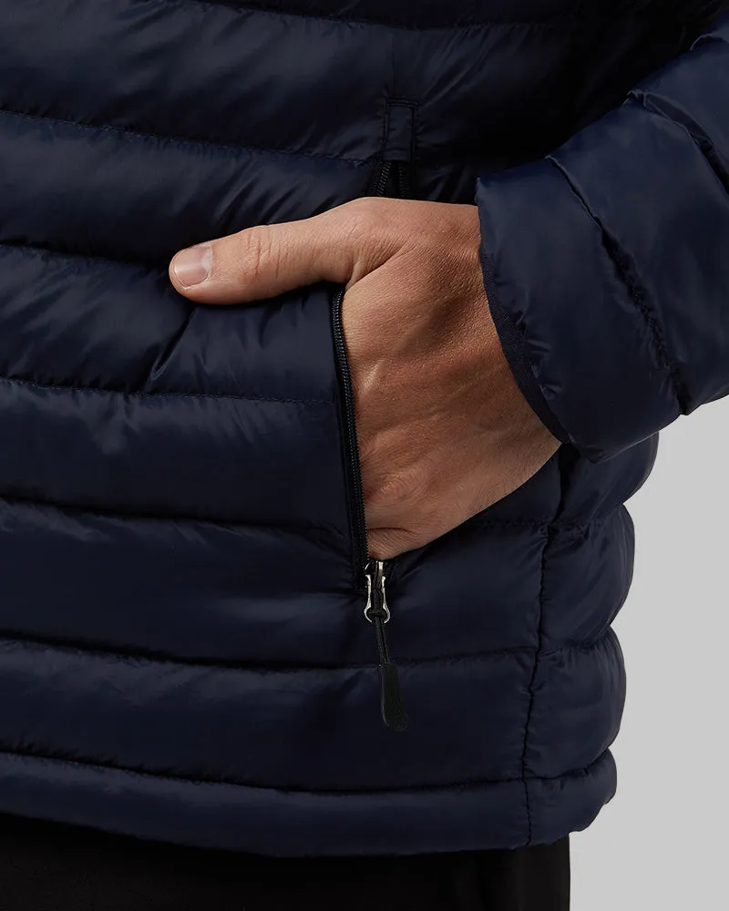 MEN'S LIGHTWEIGHT POLY-FILL PACKABLE HOODED JACKET