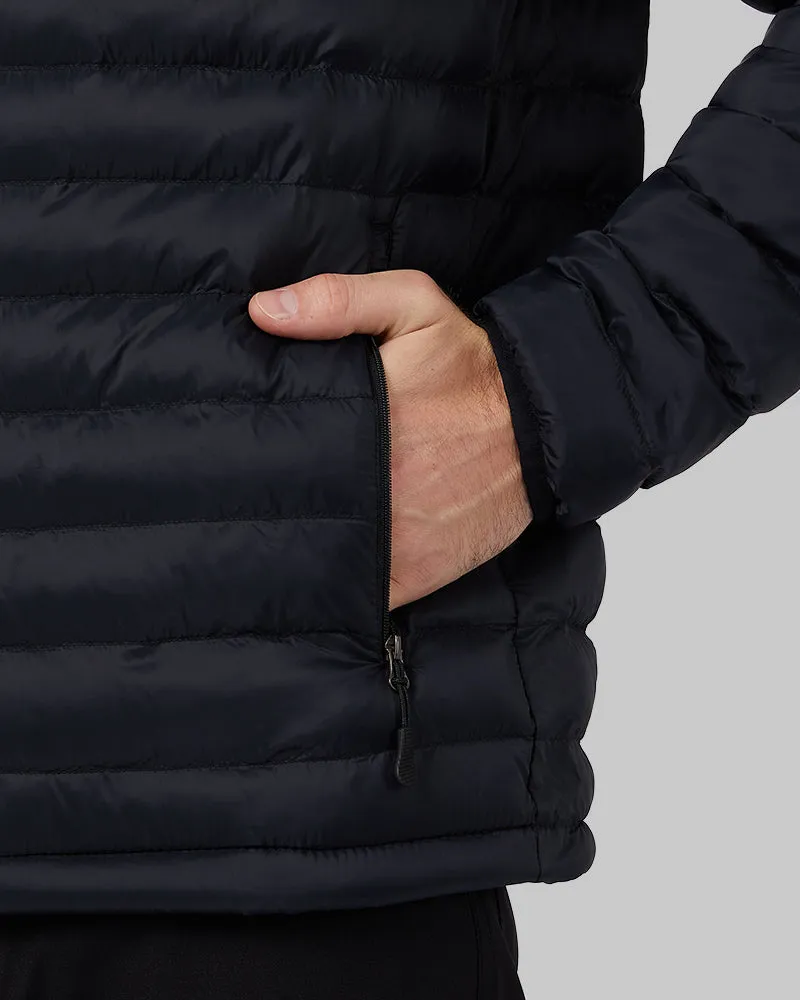 MEN'S LIGHTWEIGHT POLY-FILL PACKABLE HOODED JACKET