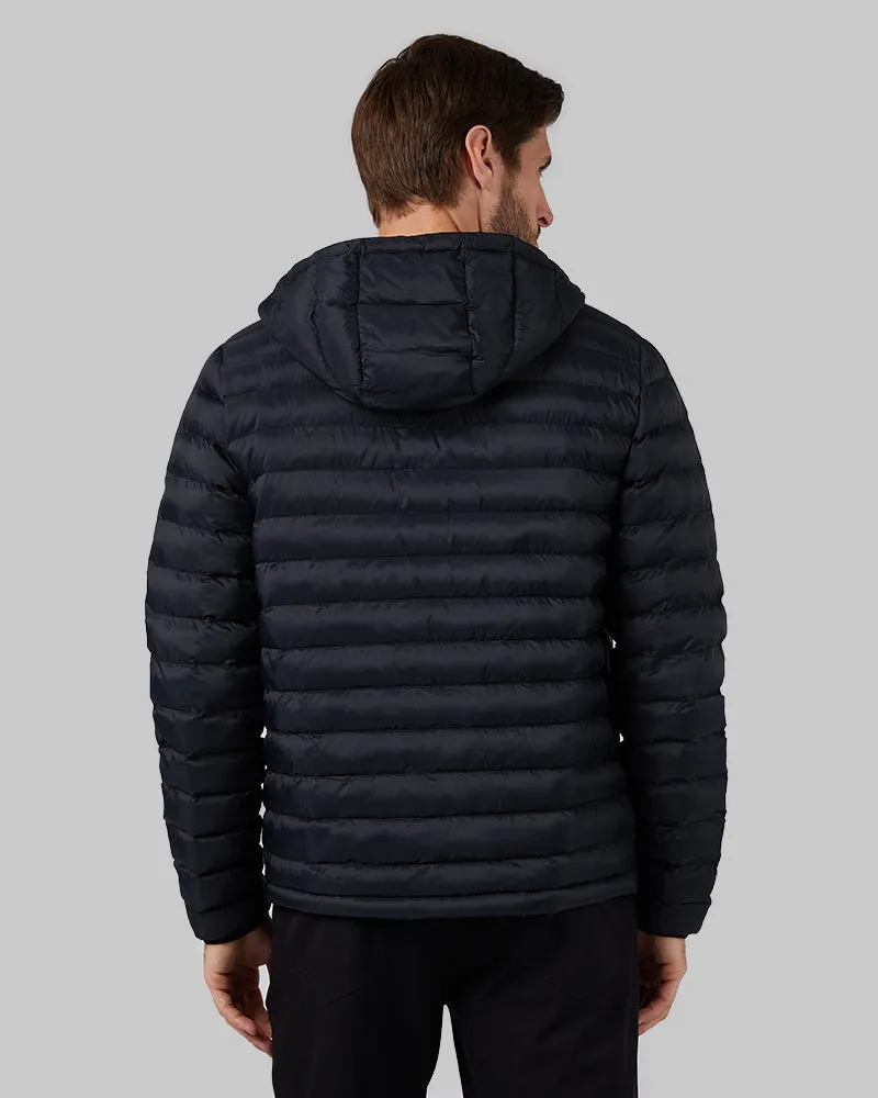 MEN'S LIGHTWEIGHT POLY-FILL PACKABLE HOODED JACKET