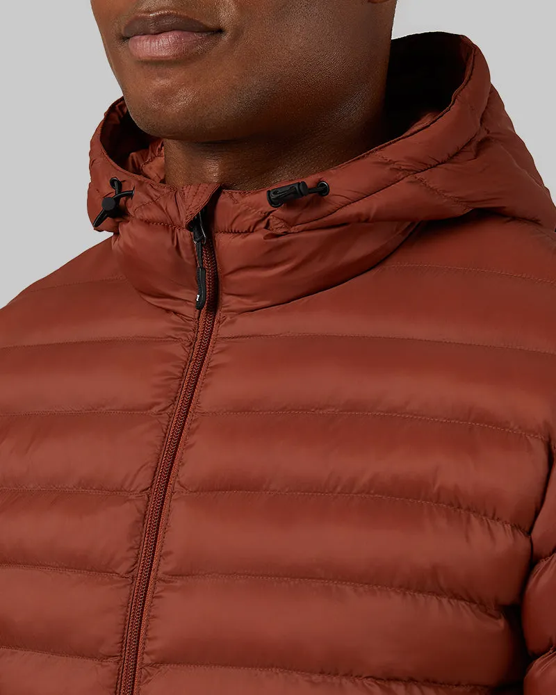 MEN'S LIGHTWEIGHT POLY-FILL PACKABLE HOODED JACKET