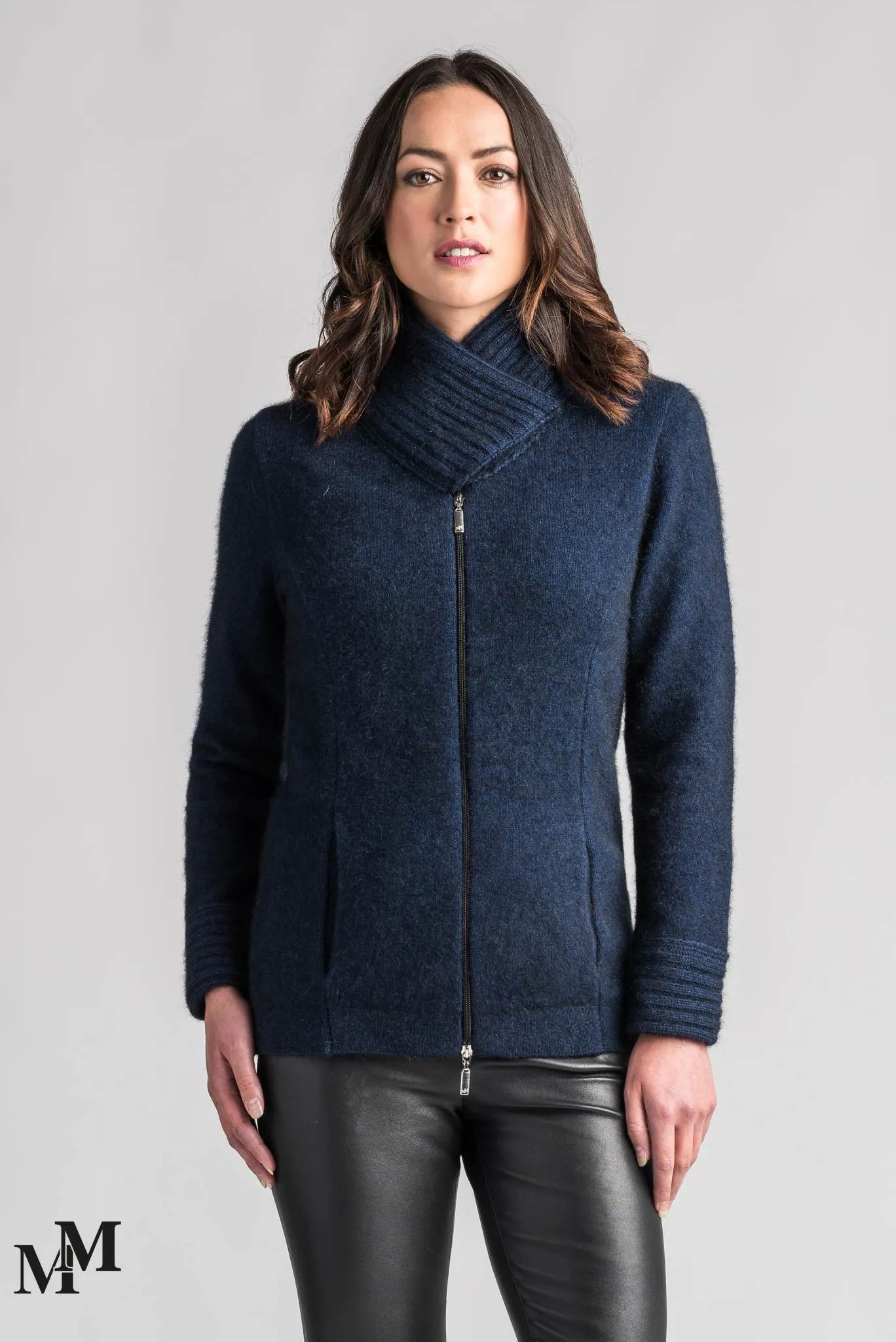 Merinomink - Selwyn Jacket in Merino Wool and Possum Fur