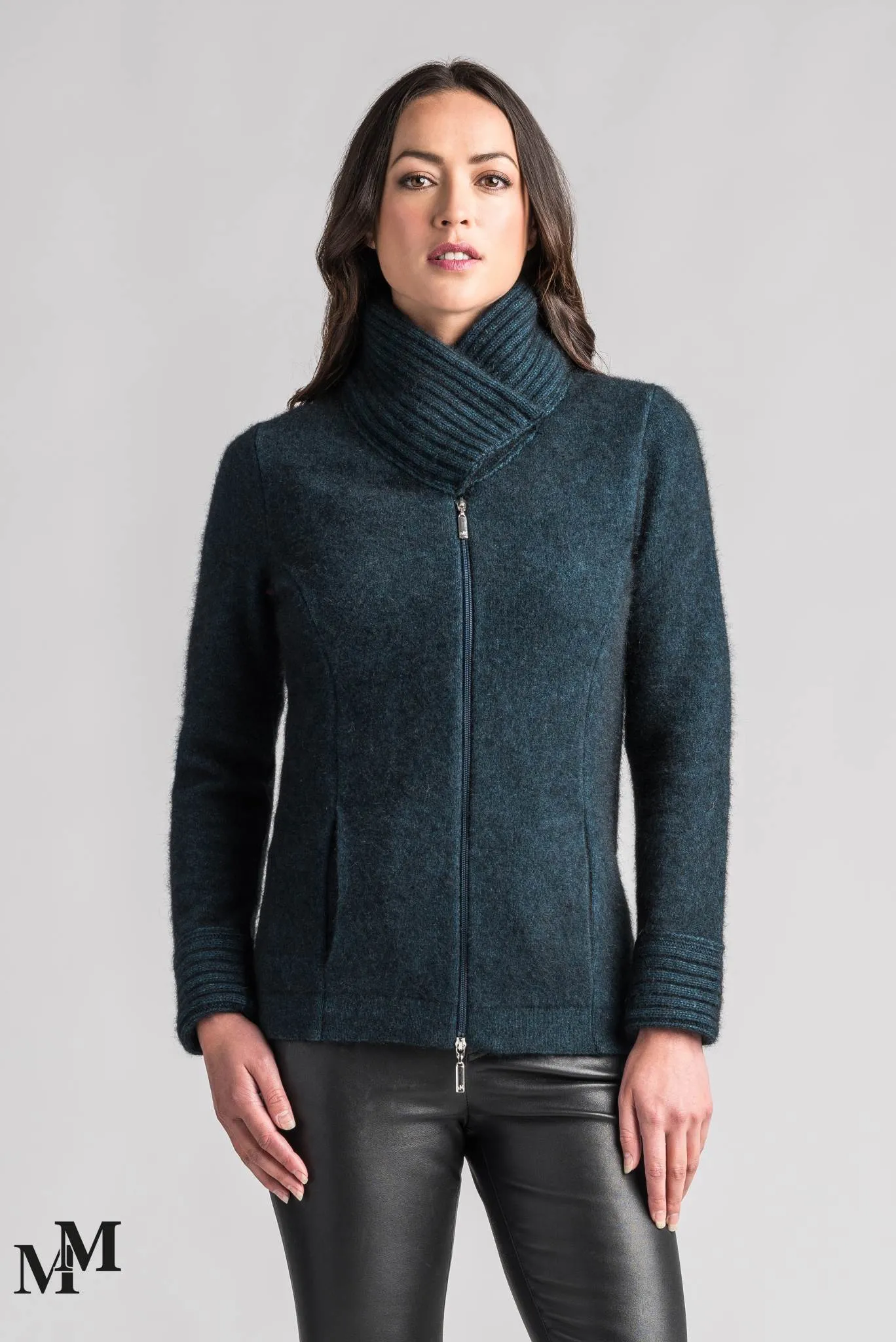 Merinomink - Selwyn Jacket in Merino Wool and Possum Fur