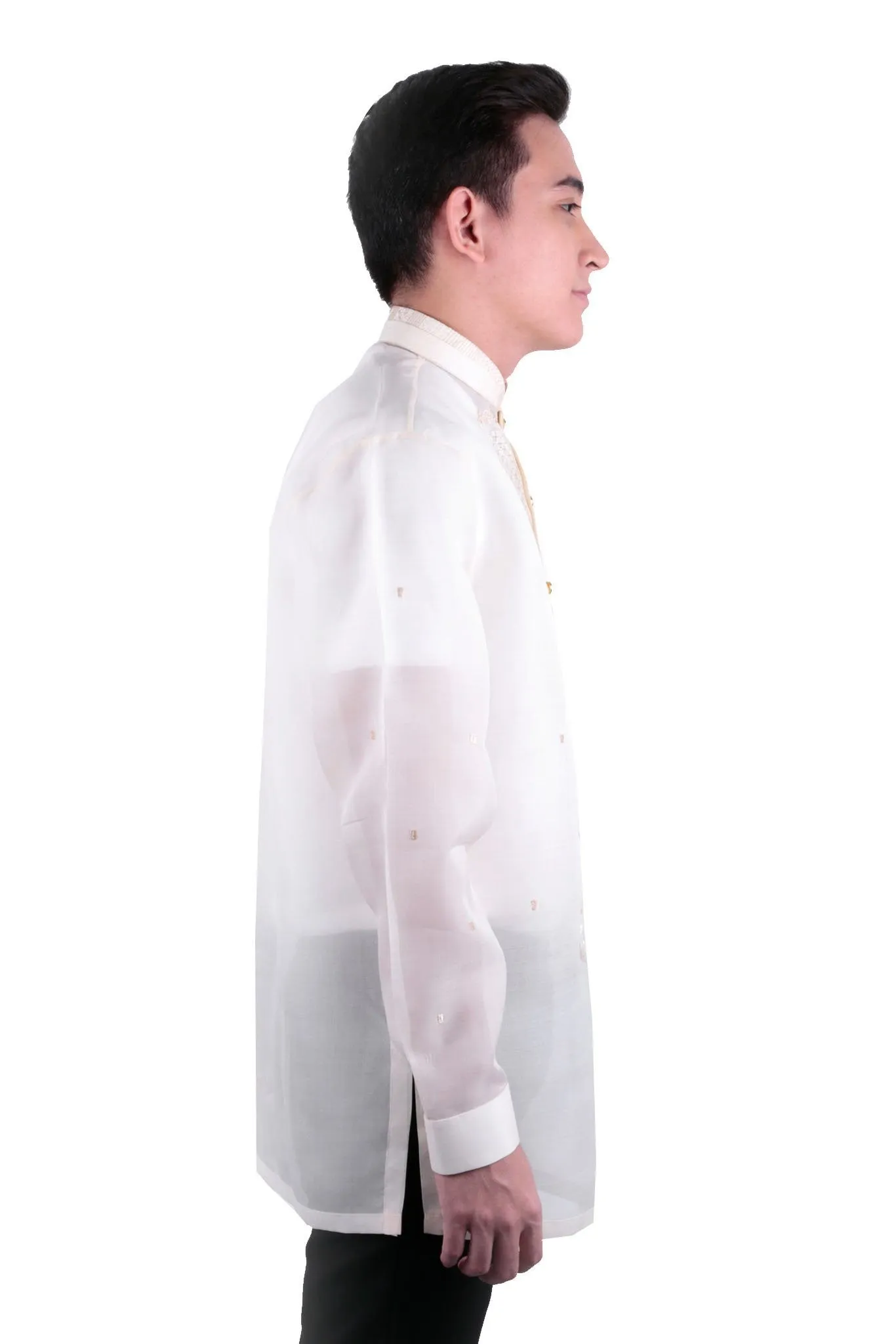 MJ20 - MADE-TO-ORDER - Jusi Barong Tagalog Double-Collar