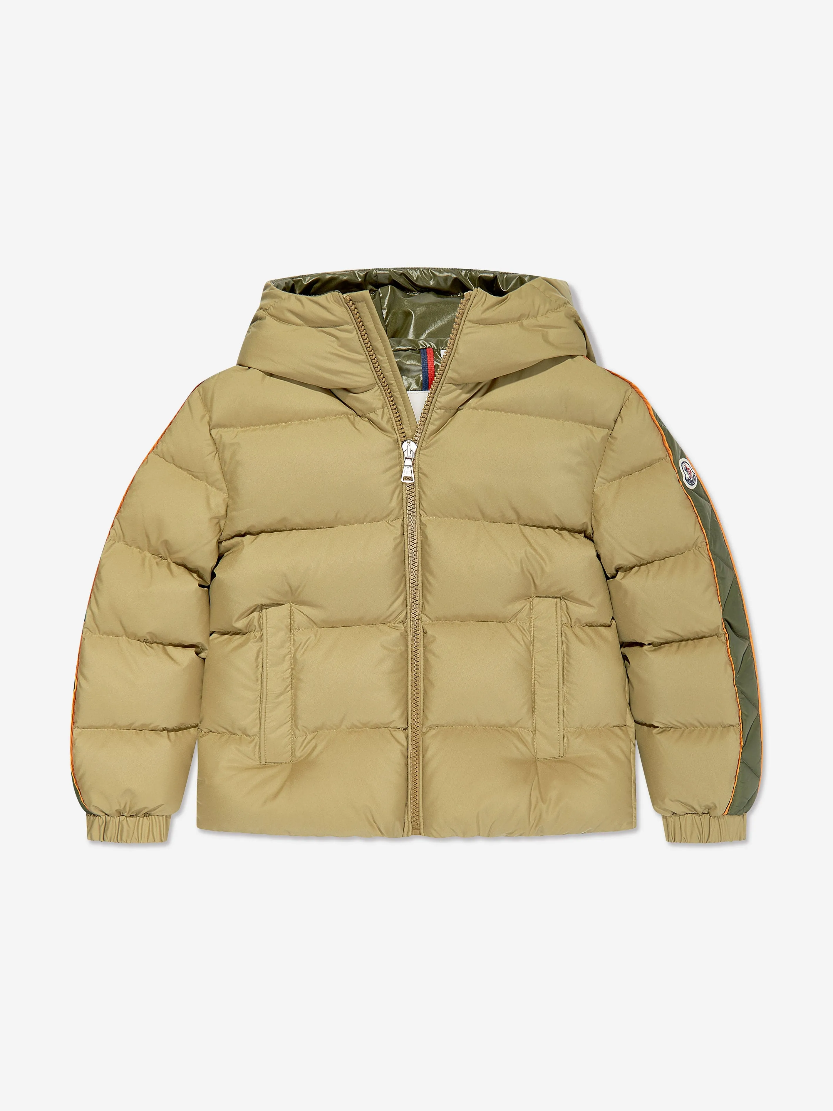 Moncler Enfant Boys Down Padded Benton Jacket in Green