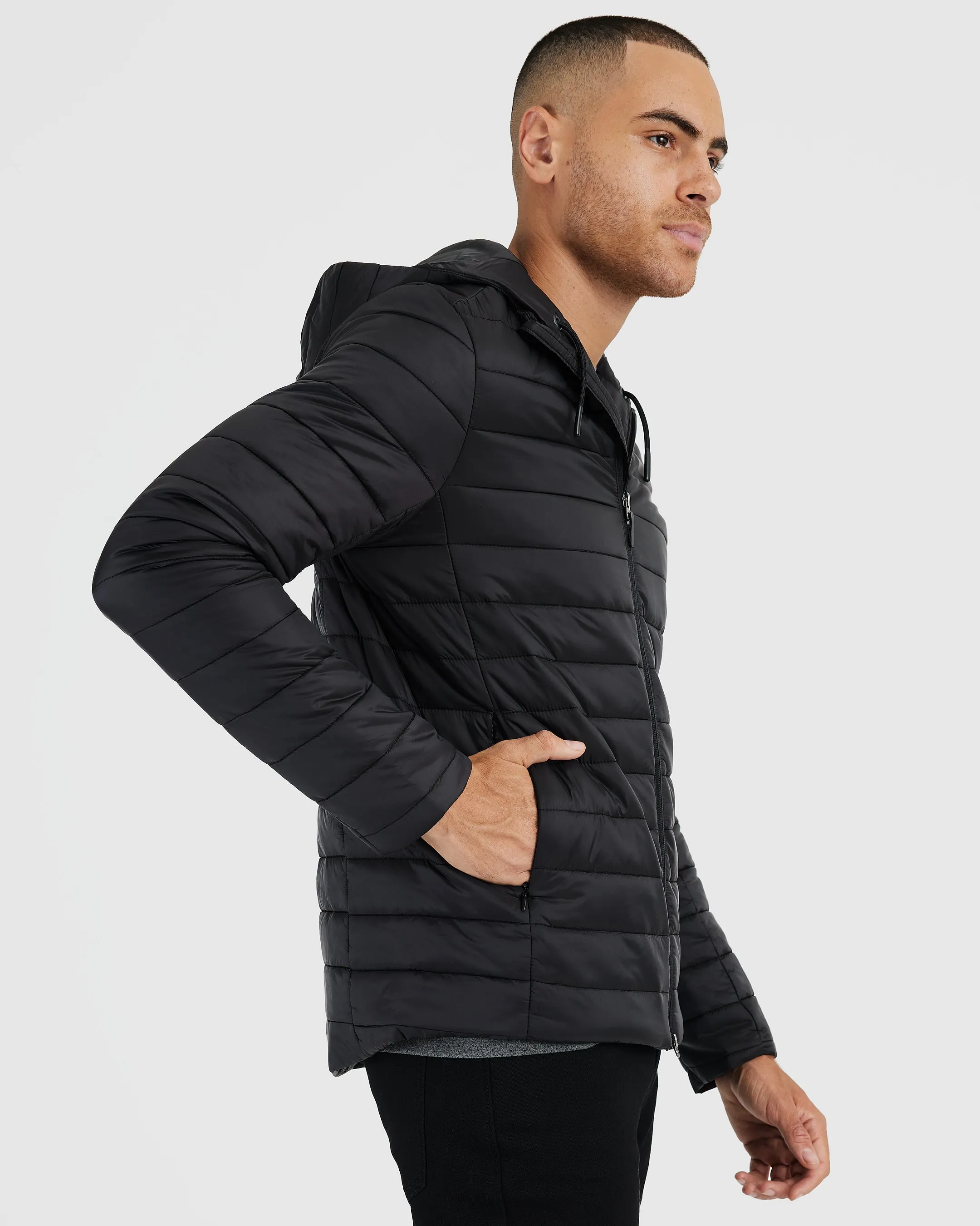 Monochrome Hooded Puffer Jacket 2-Pack