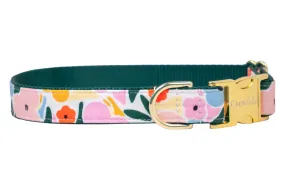 Mosaic Blooms Dog Collar