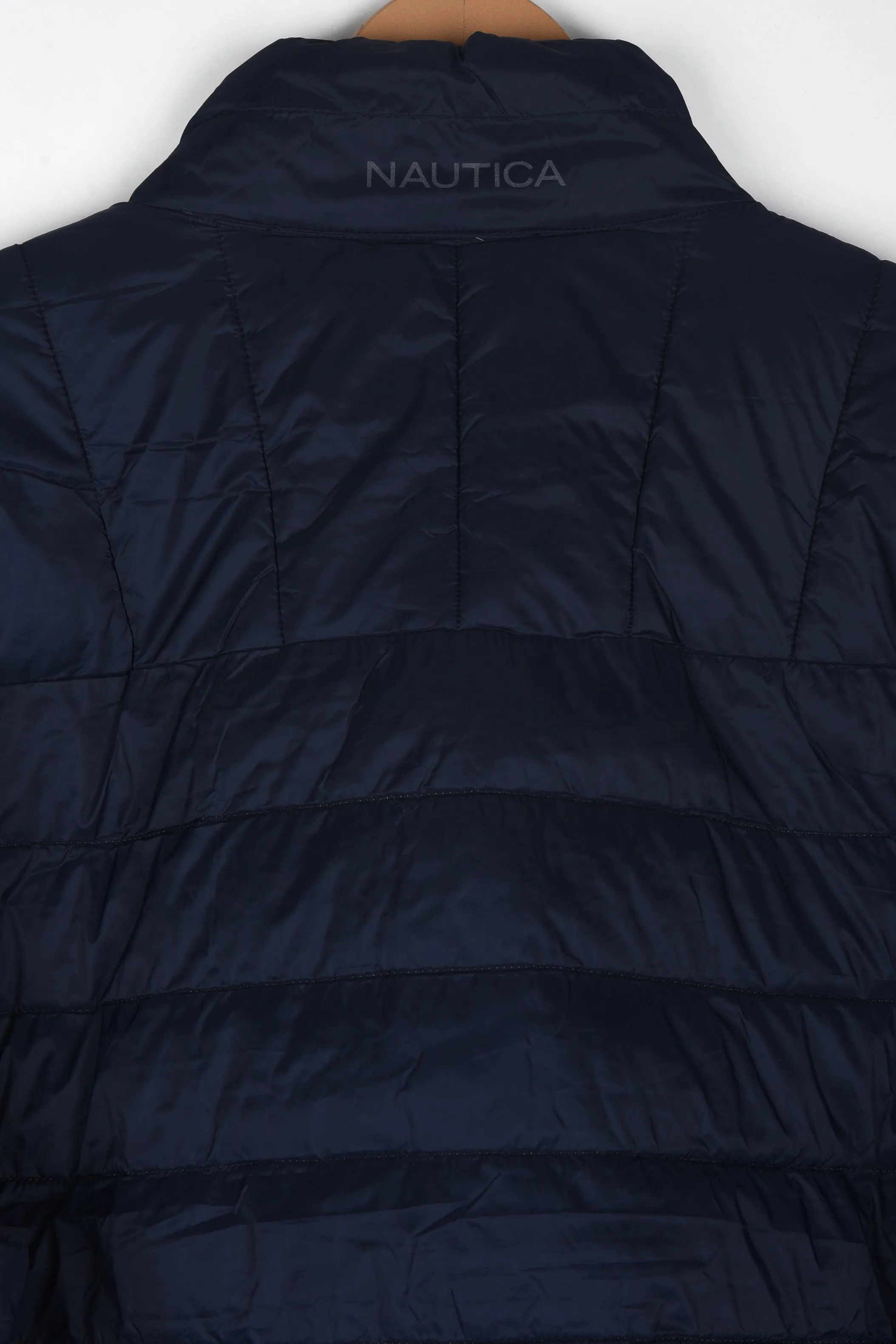 NAUTICA REVERSIBLE LIGHT WEIGHT PUFFER JACKET