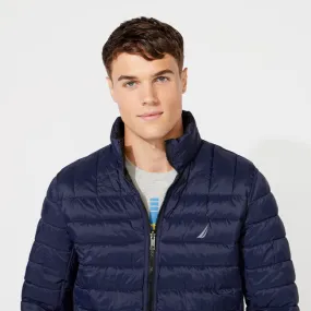 NAUTICA REVERSIBLE LIGHT WEIGHT PUFFER JACKET