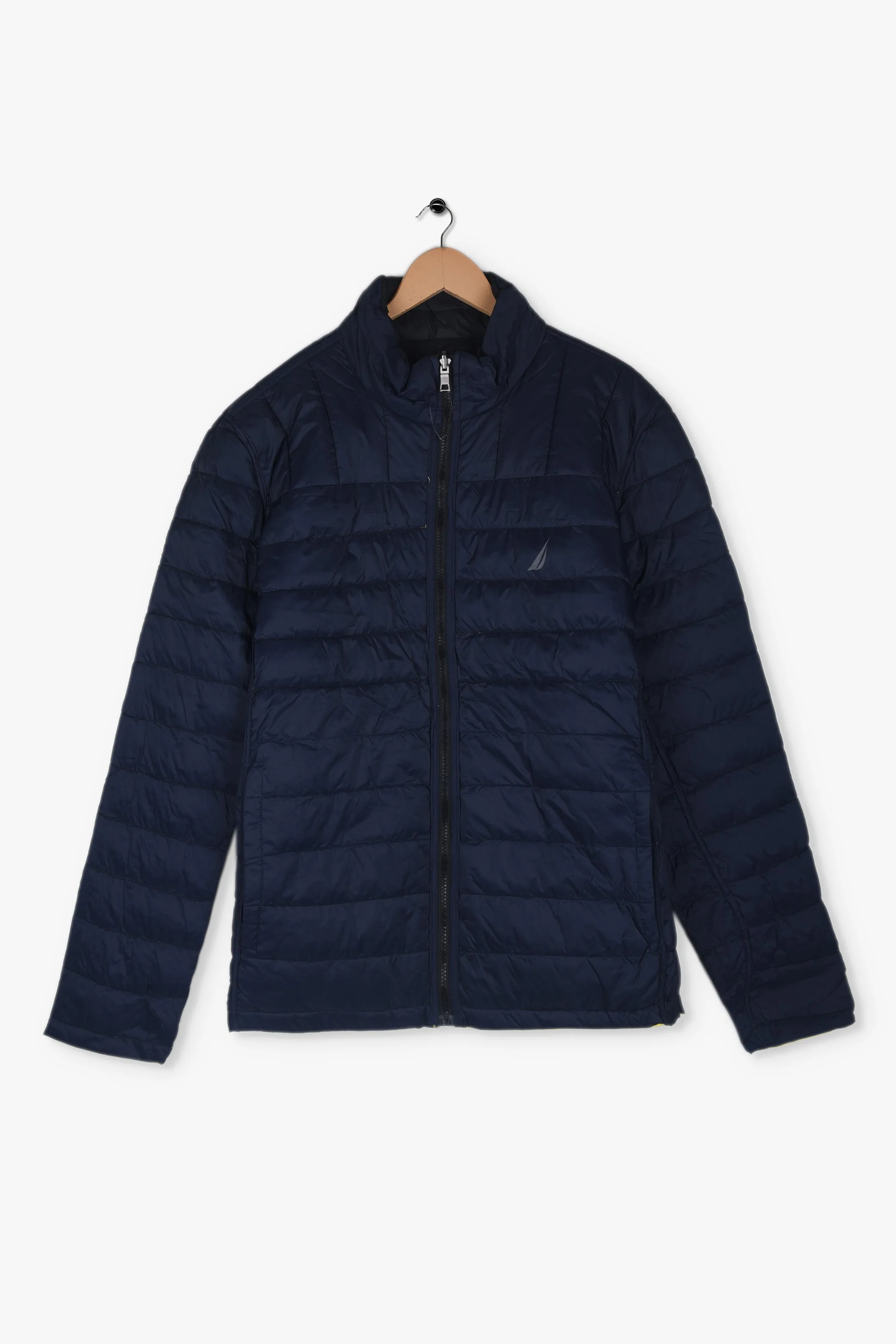 NAUTICA REVERSIBLE LIGHT WEIGHT PUFFER JACKET