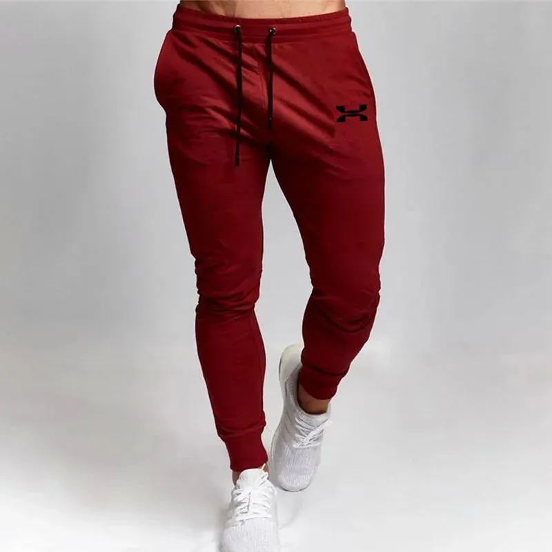 New Jogging Pants Men Sport Sweatpants Running Pants Pants Men Joggers Cotton Trackpants Slim Fit Pants Bodybuilding Trouser