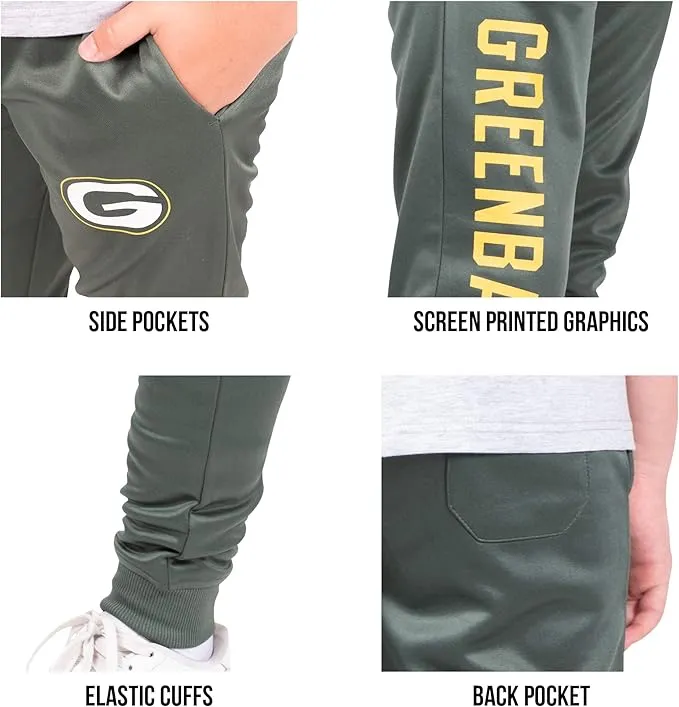 NFL Official Youth Super Soft Game Day Jogger Sweatpants|Green Bay Packers