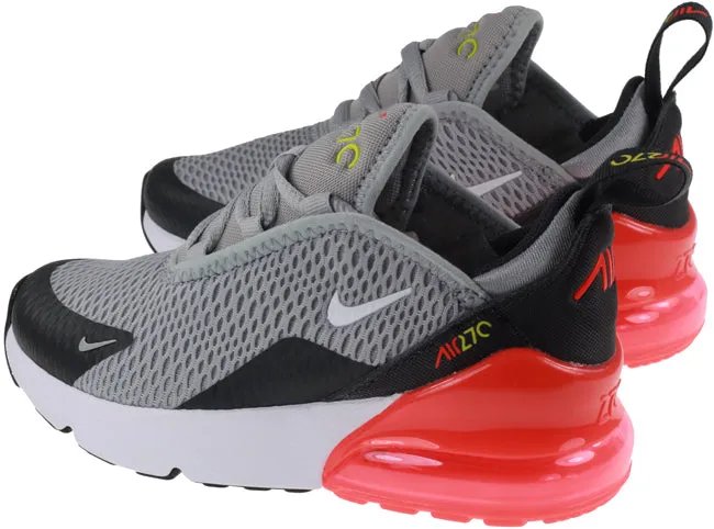 Nike Shoes Kids Air Max 270 Light Smoke Grey White Dark Smoke Grey