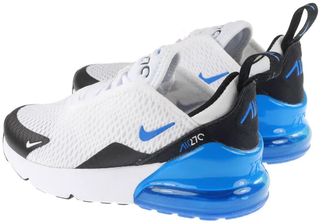 Nike Shoes Kids Air Max 270 White Signal Blue Black