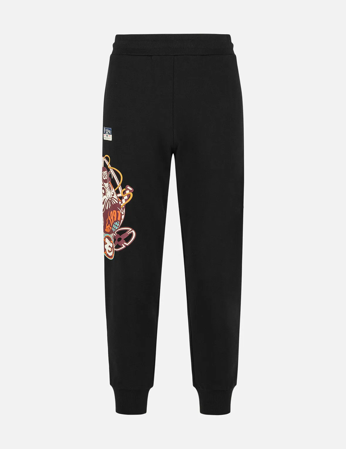 Ninja Daruma Print Regular Fit Sweatpants