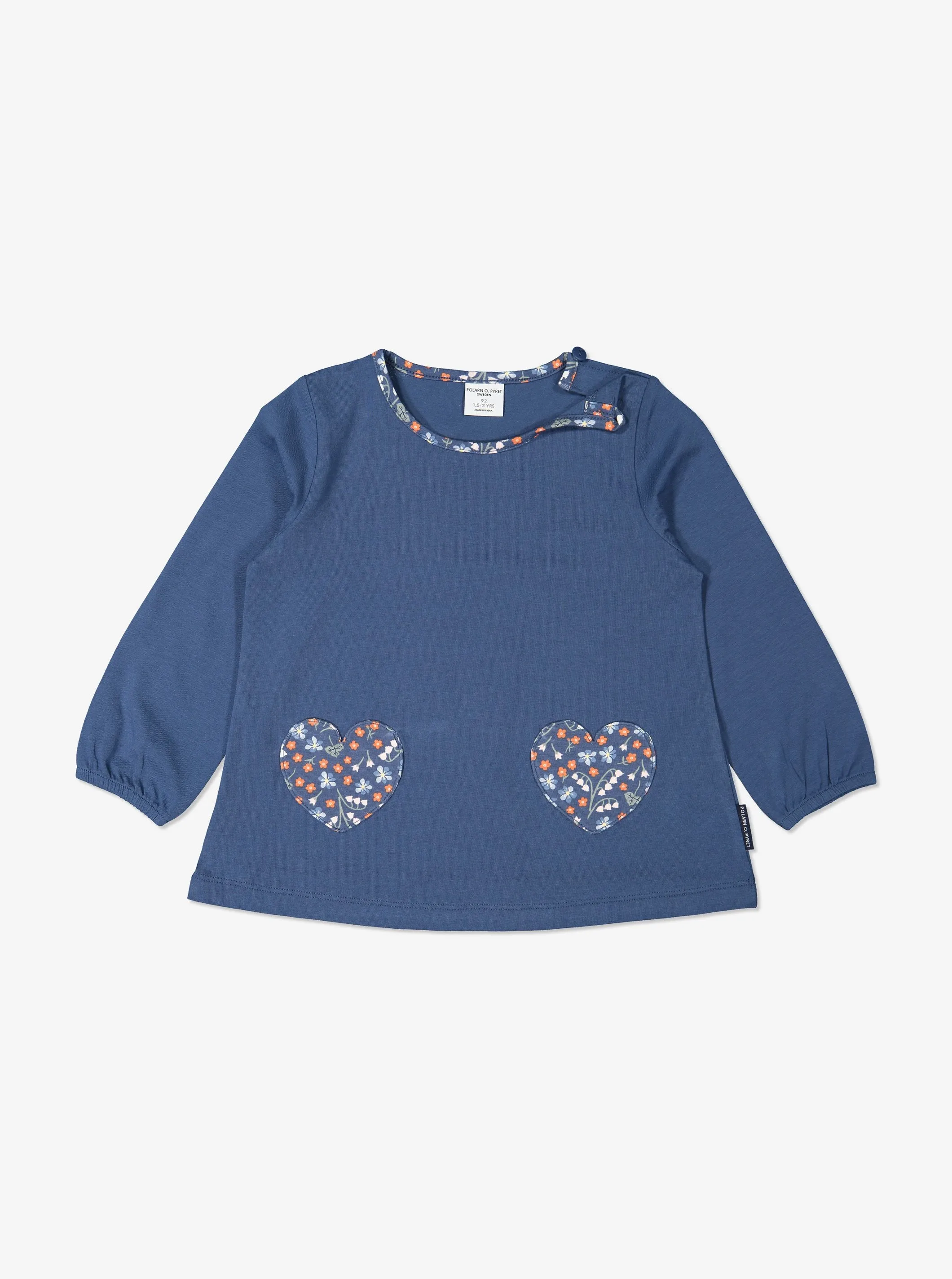 Organic Cotton Kids Floral Top