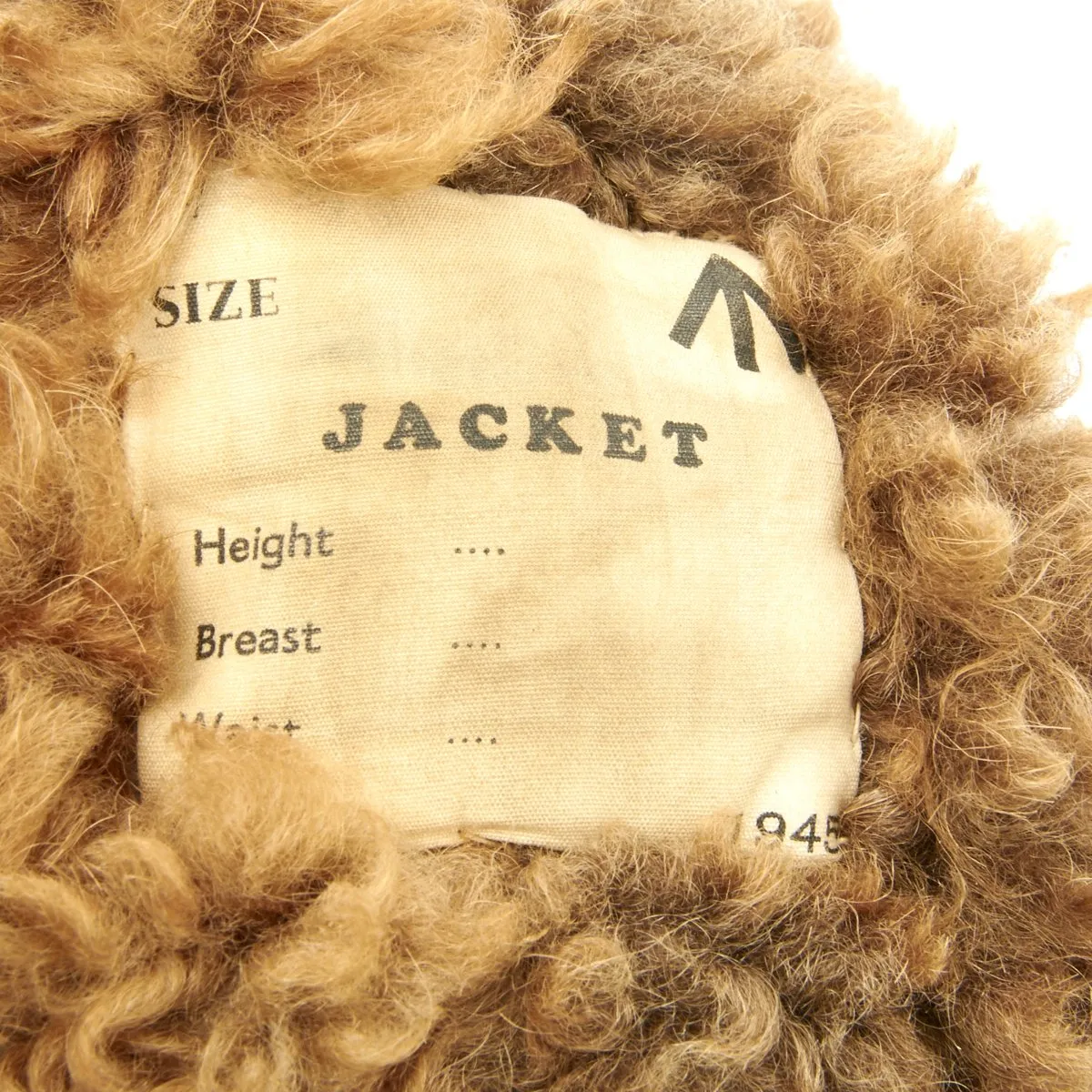 Original British WWII RAF Irvin Flight Jacket - Dated 1945