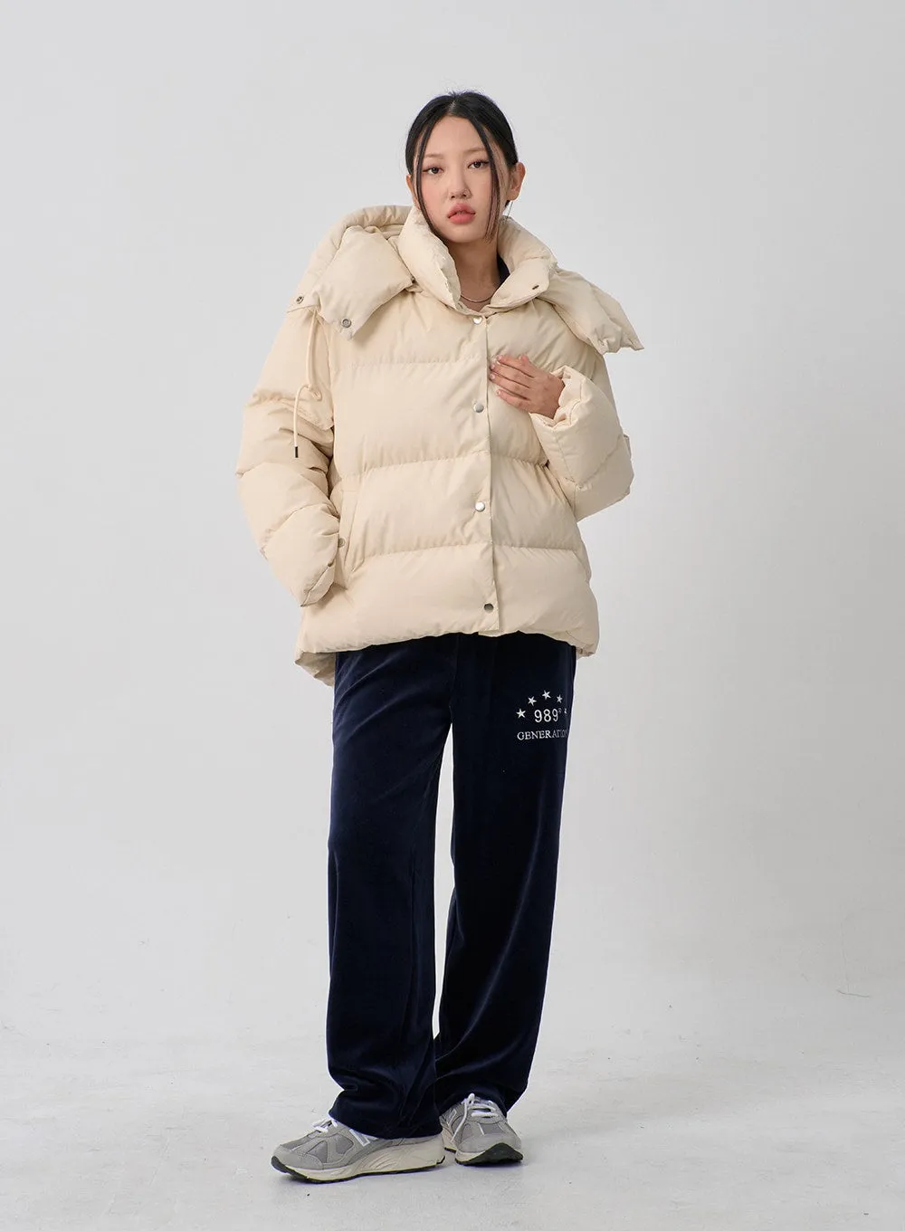 Oversize Hooded Puffer Jacket CN10