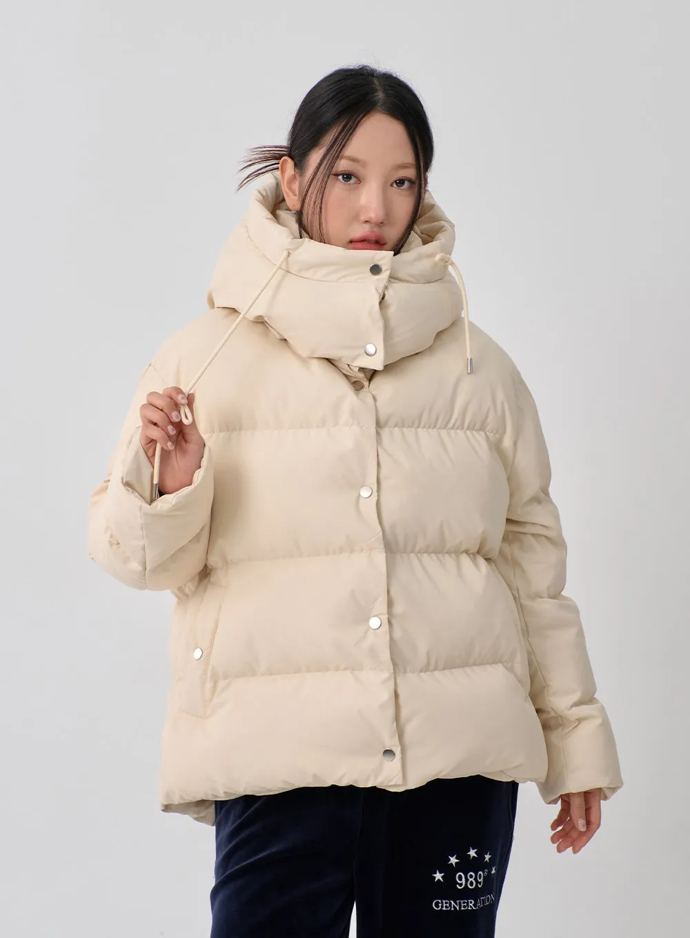 Oversize Hooded Puffer Jacket CN10