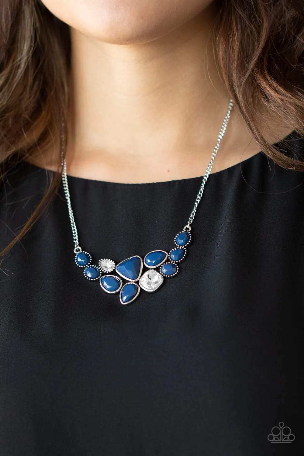 Paparazzi Breathtaking Brilliance Necklace Blue