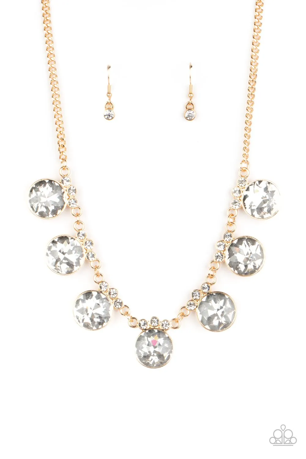 Paparazzi GLOW-Getter Glamour Necklace Gold