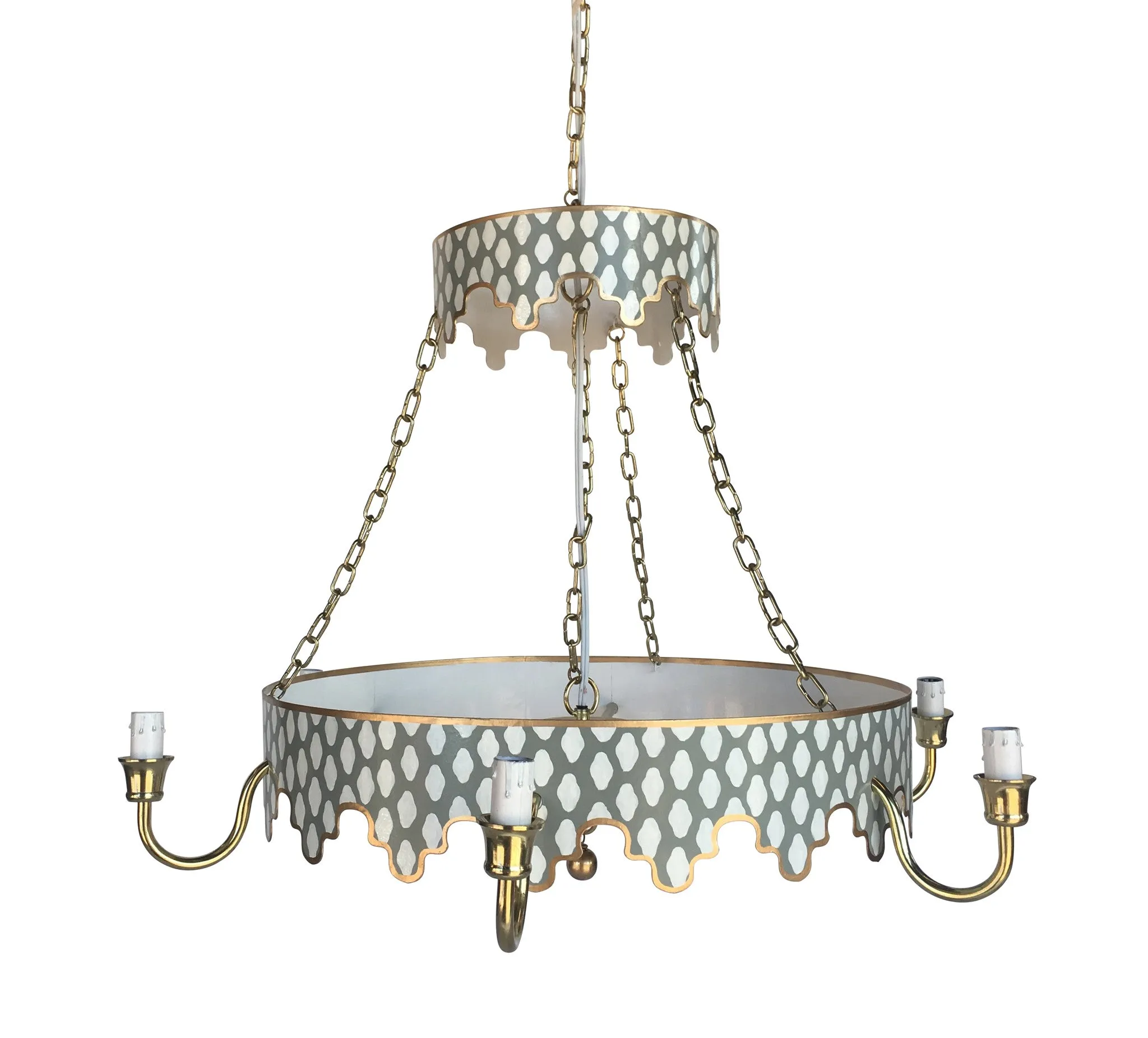 Parsi in Grey Chandelier