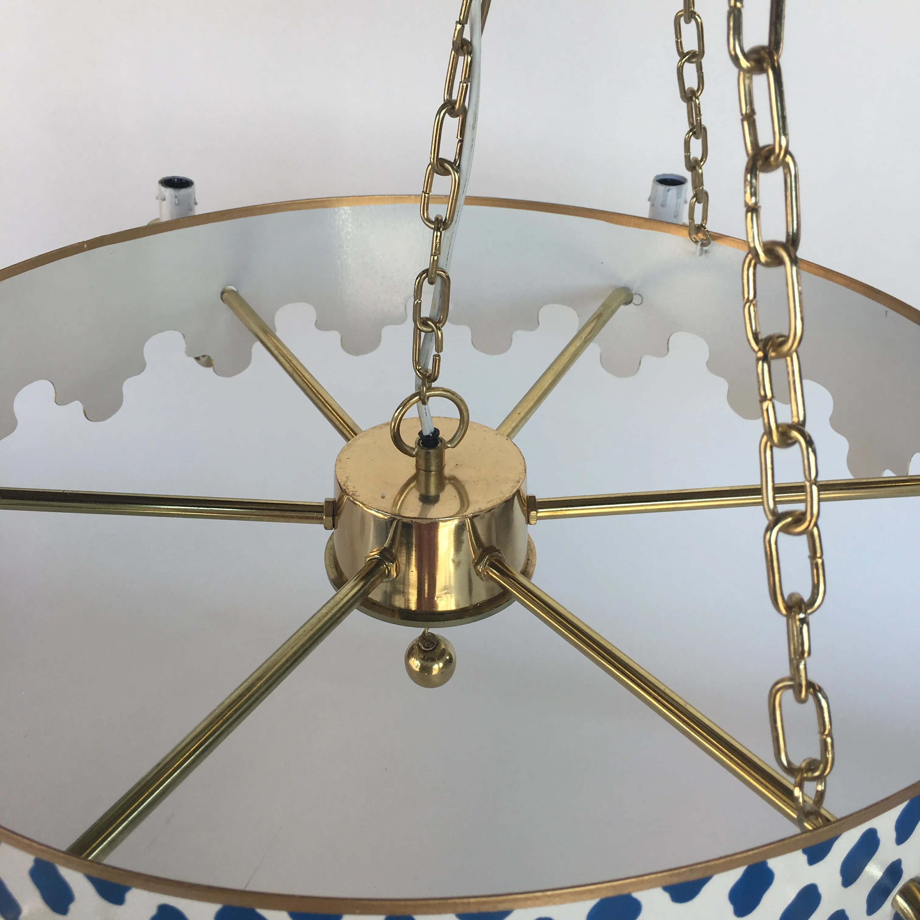 Parsi in Navy Chandelier