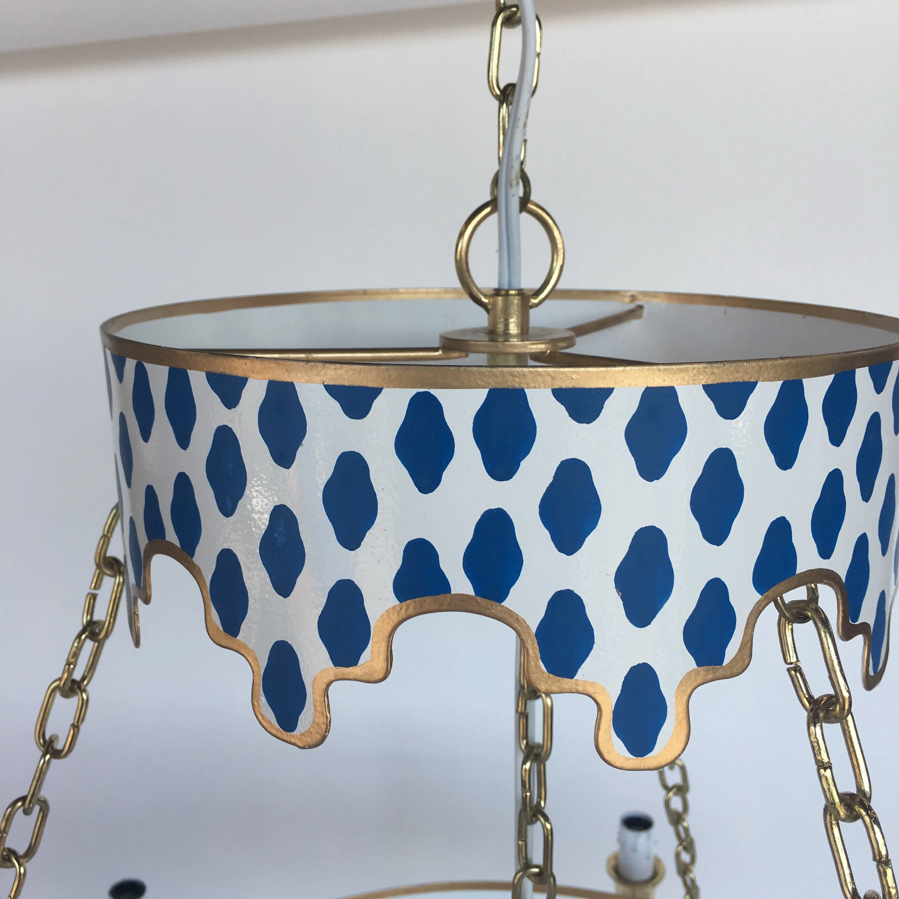 Parsi in Navy Chandelier