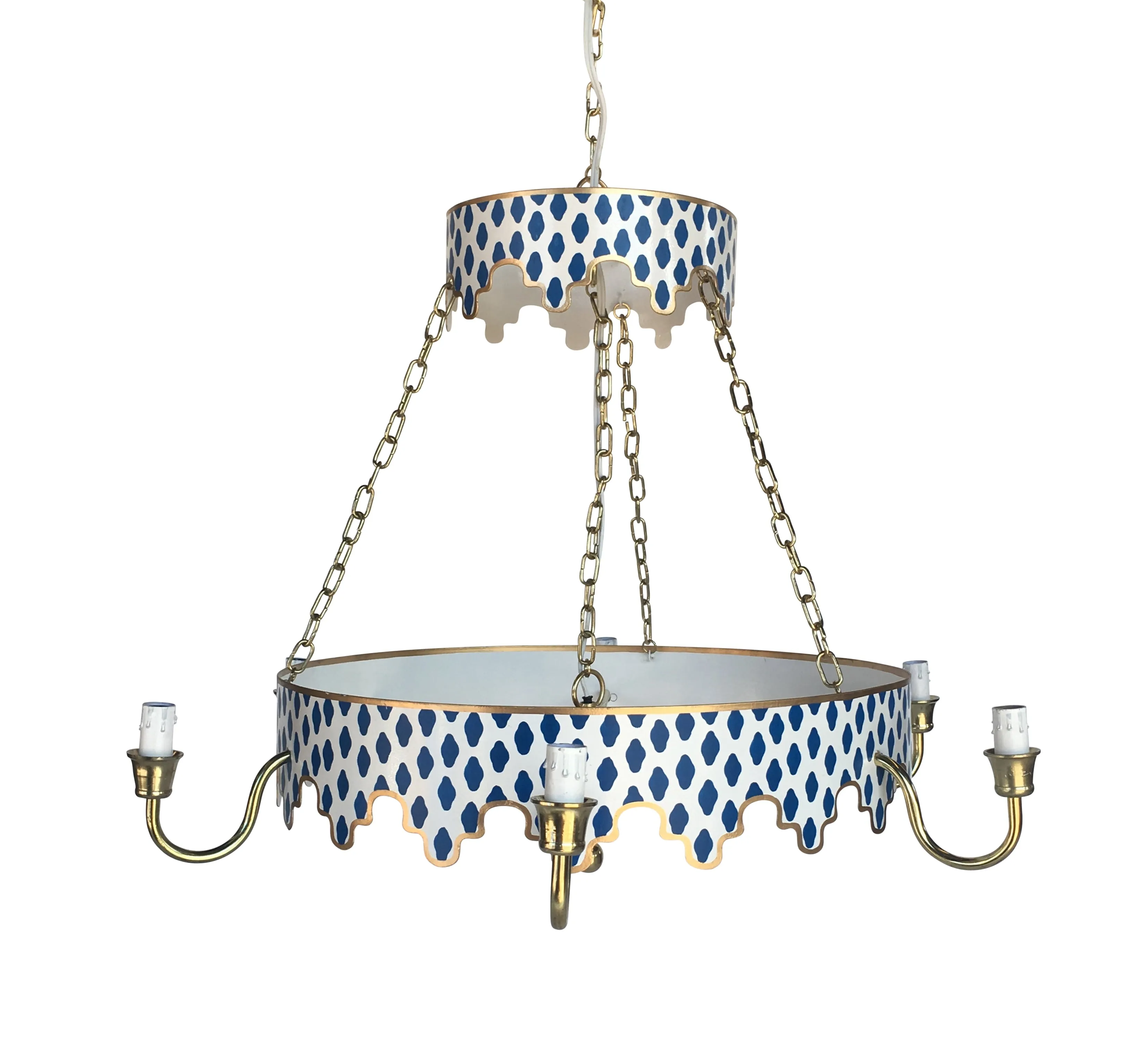 Parsi in Navy Chandelier