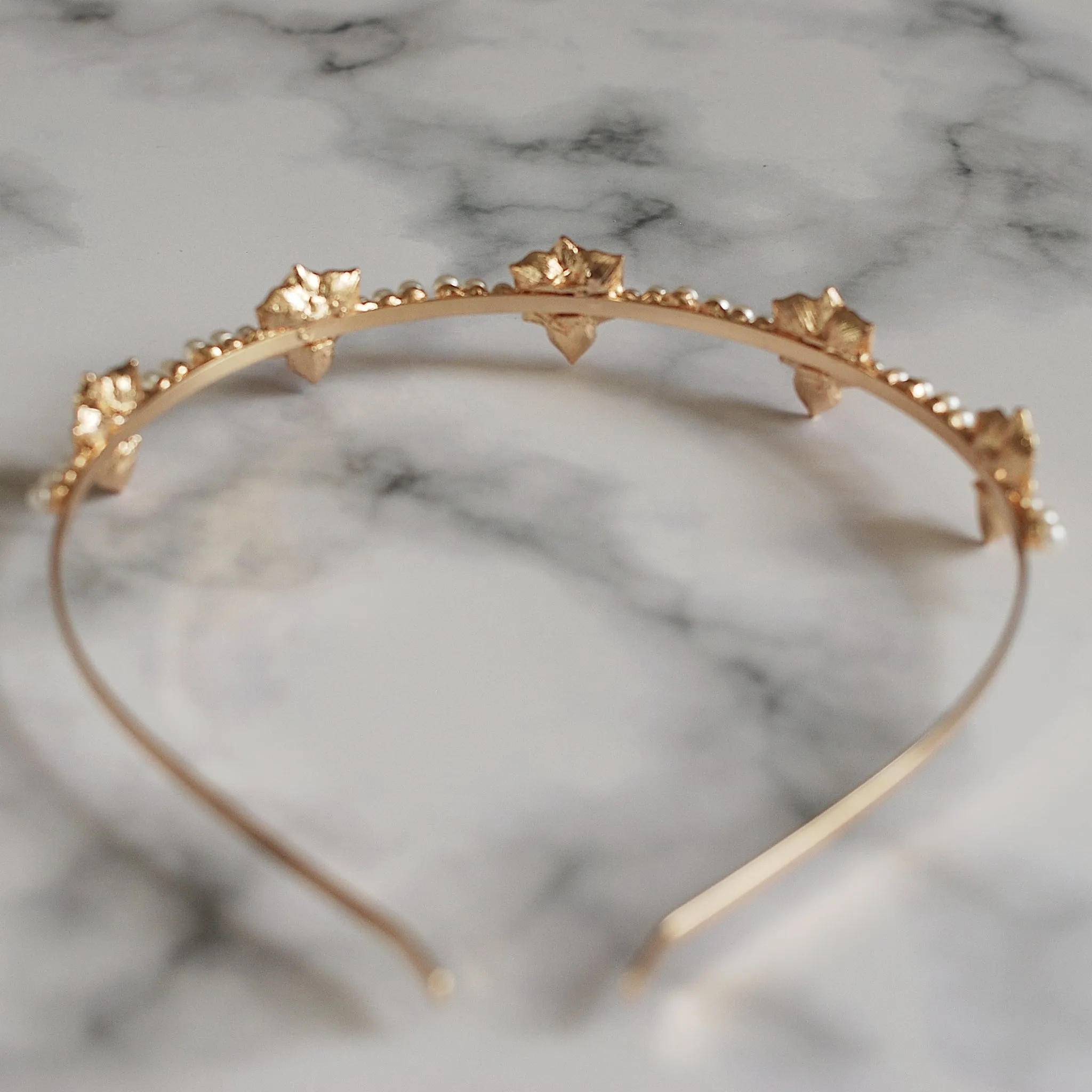 Pearl Gold Headband