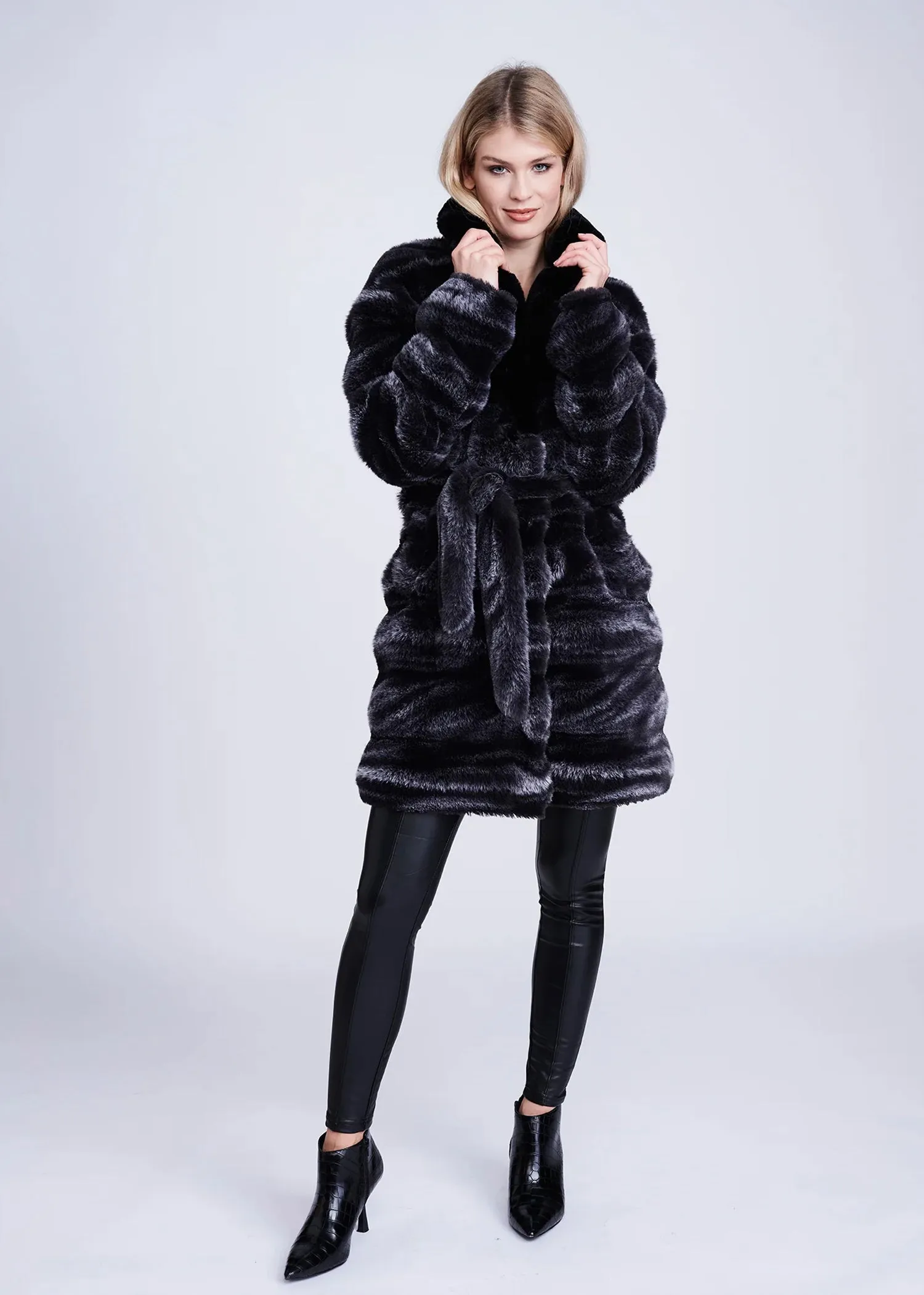 Pia Rossini Keeva Eco Faux Fur Coat - MD