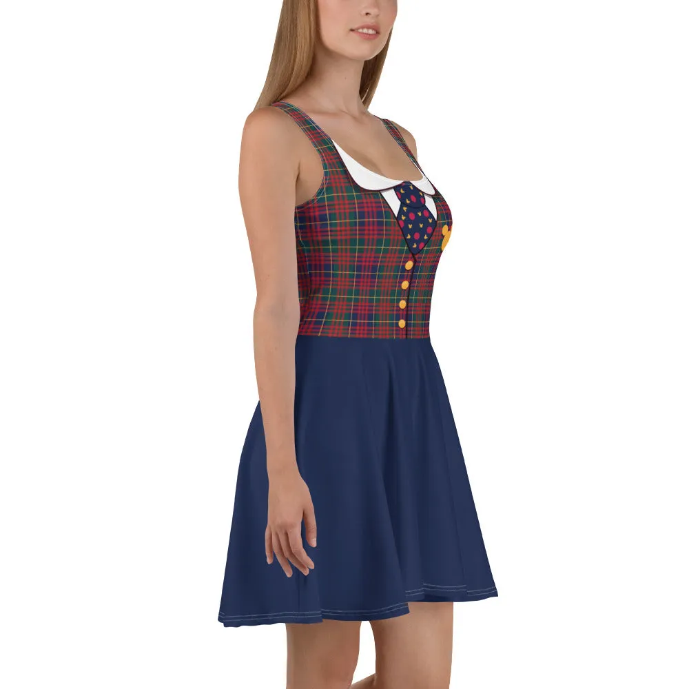 Plaid Skater Character Dress