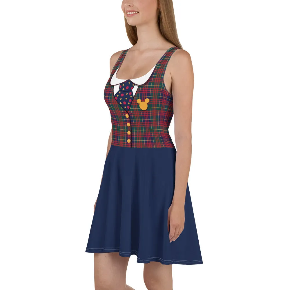 Plaid Skater Character Dress