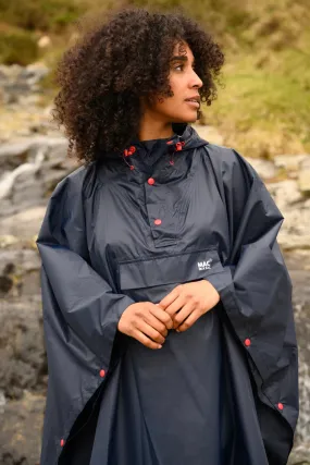 Poncho. Packable, waterproof cape